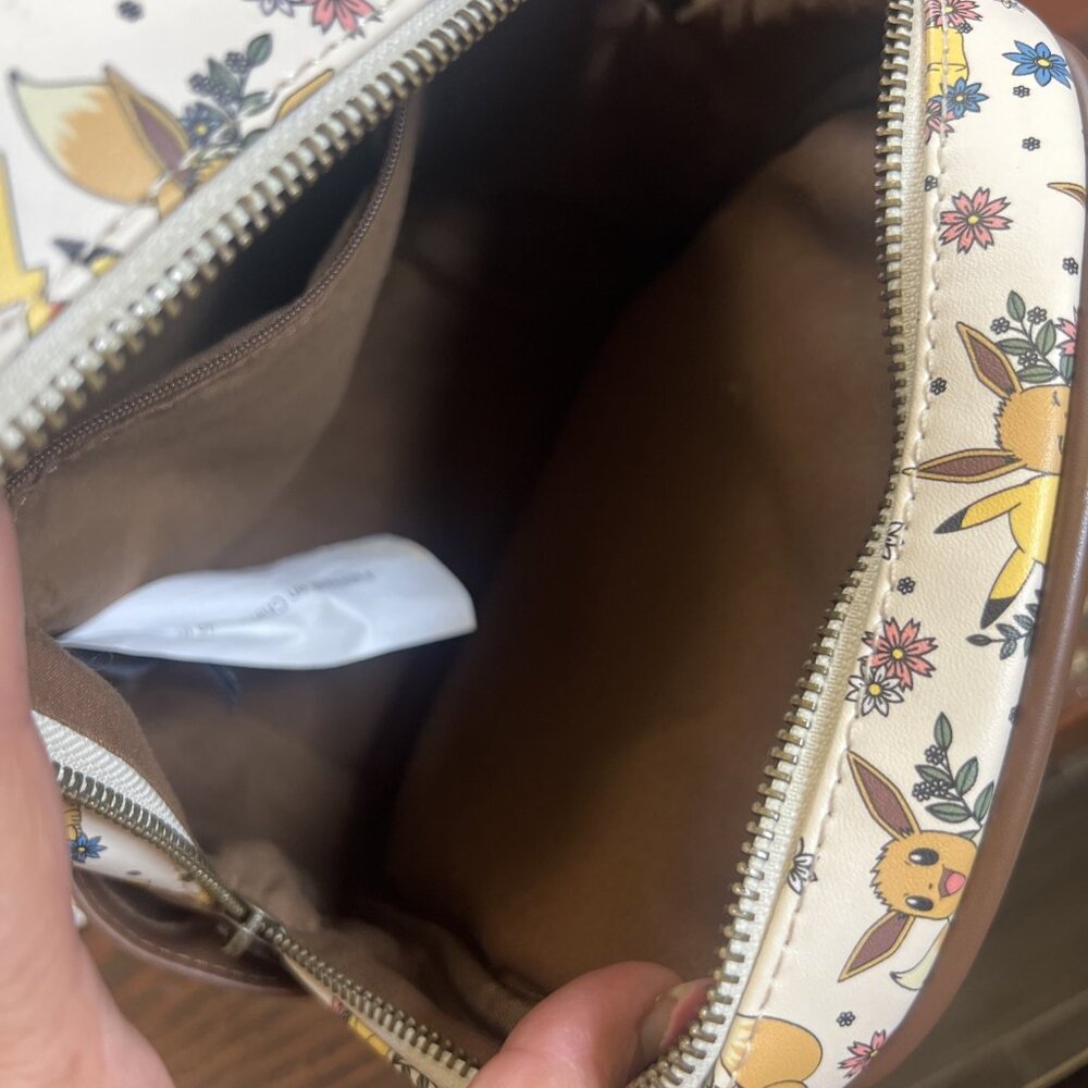 Loungefly Pokemon Pikachu and Eevee Love Floral Mini Backpack - Picture 11 of 12